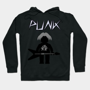 Punk Guitarist Minifig by Customize My Minifig Hoodie